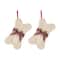 Glitzhome® 12.5" Bone Shape Hooked Stockings, 2ct.